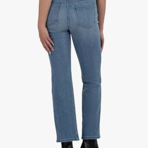 KUT from the Kloth Kelsey High Rise Fab Ab Ankle Flare Regular Hem - size 8 - Picture 5 of 5